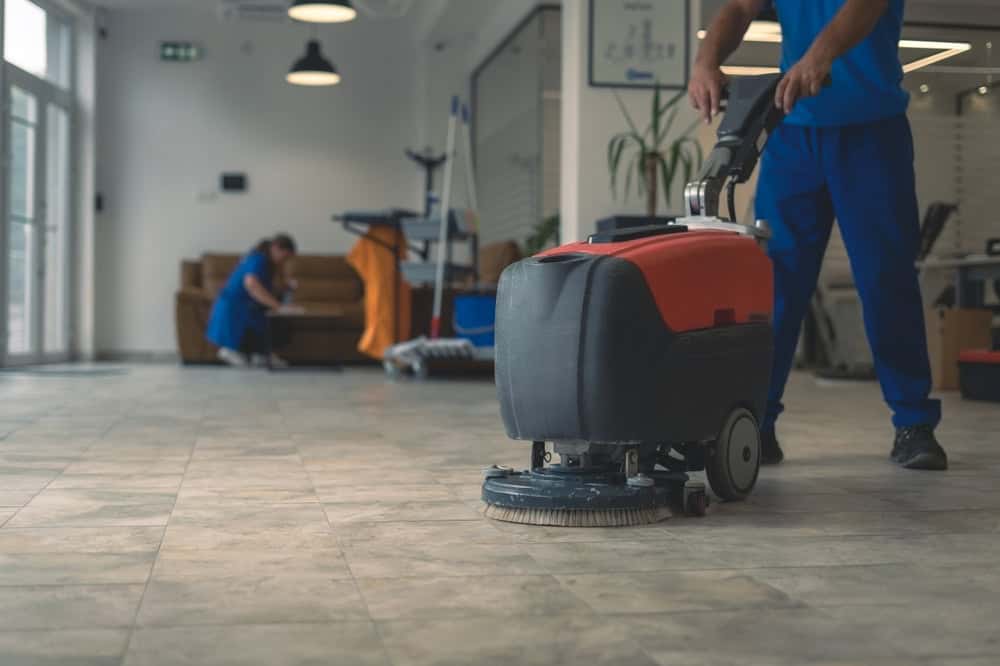 Industrial Floor Scrubber